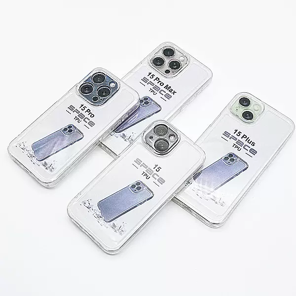 Ốp lưng iPhone 15 Pro Max trong suốt TPU Space