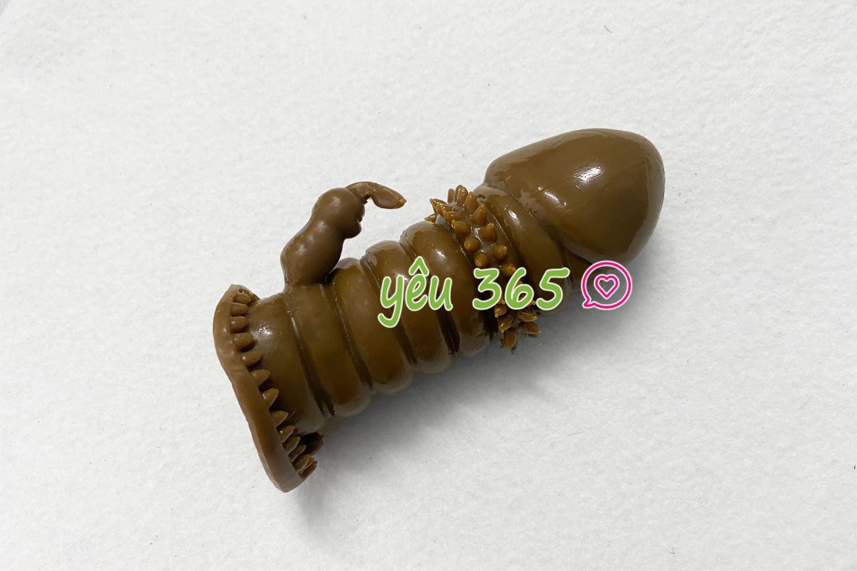 Sex Toy Bao Cao Su Đôn Dên Siêu Mềm Gai Có Nhánh