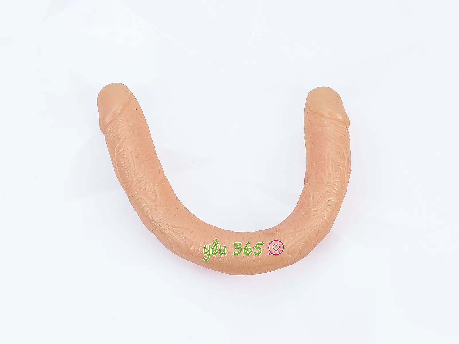 Dương vật giả 2 đầu silicon size trung
