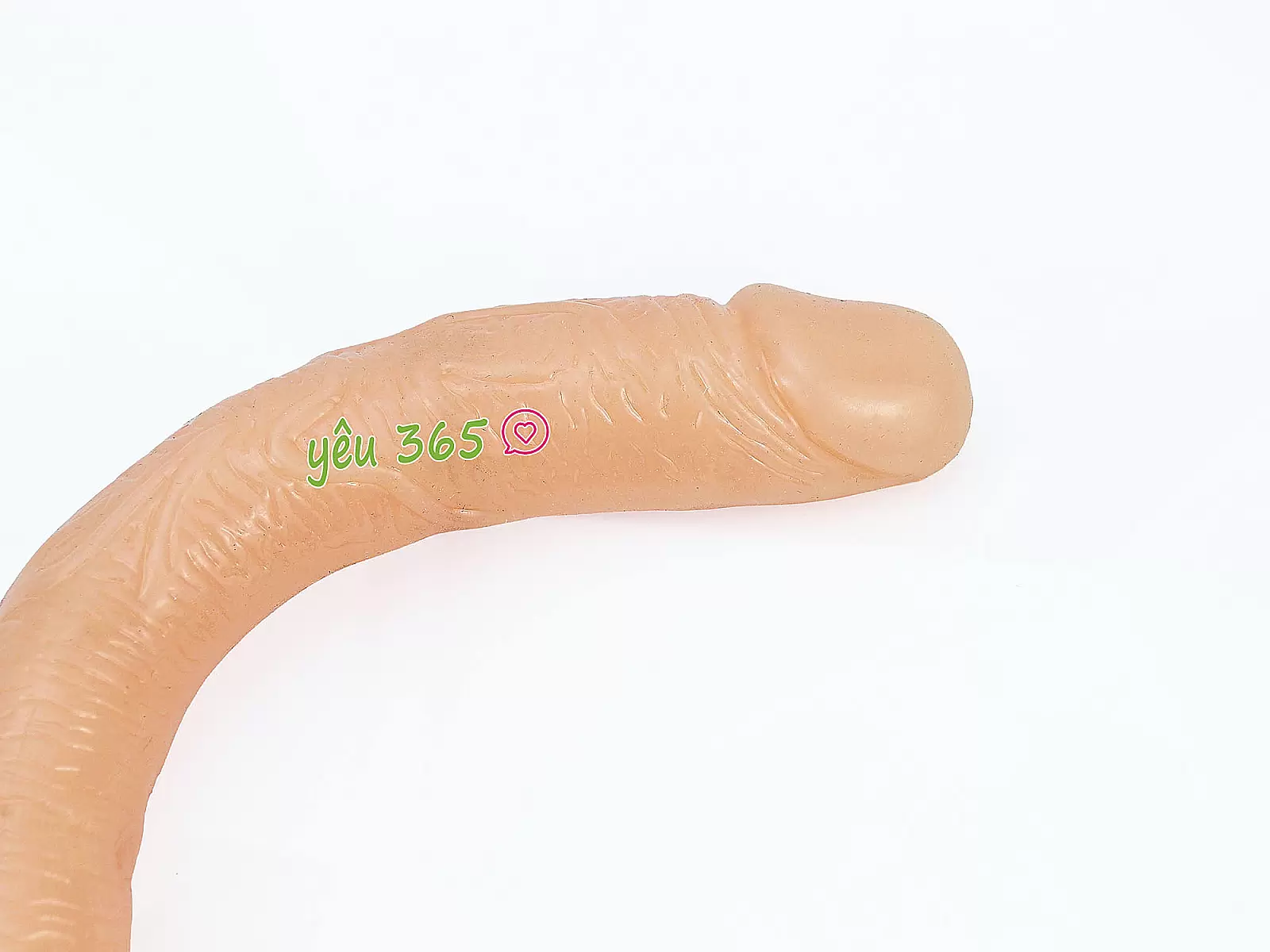 Dương vật giả 2 đầu silicon size trung