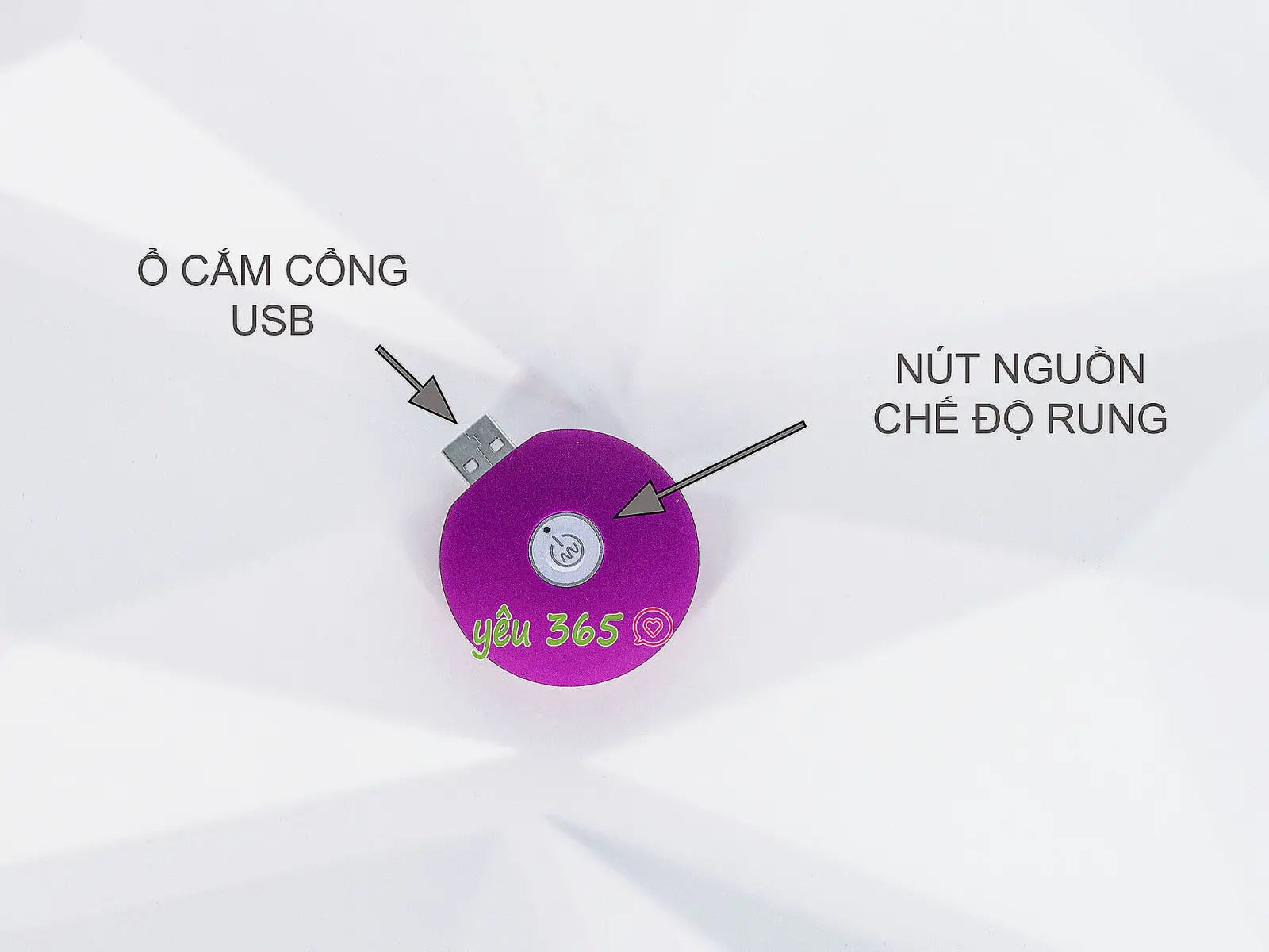 Trứng rung tình yêu 2 đầu MiChao pin sạc rung cực mạnh