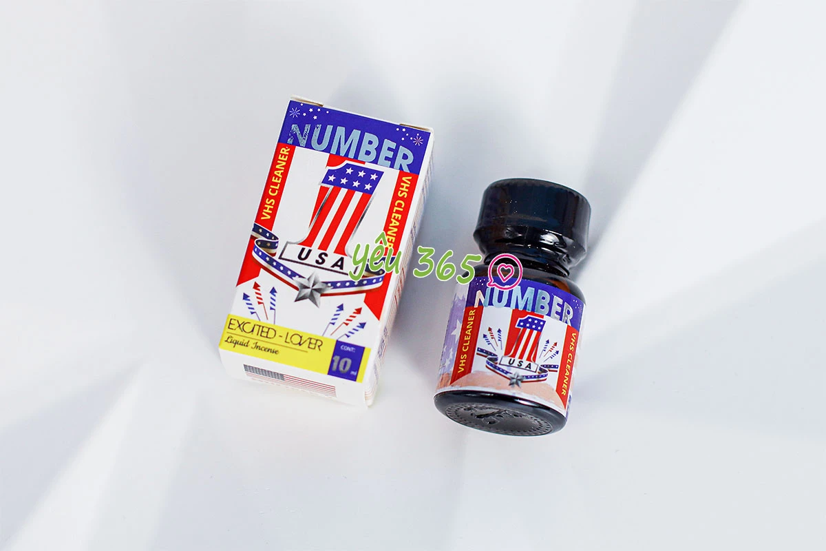 Chai hít Popper Number 10ml tăng cảm giác hưng phấn