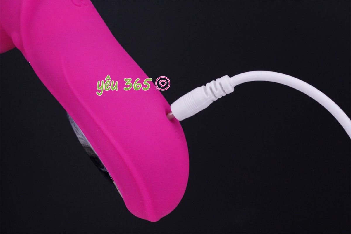 Dương vật giả rung thụt, phát nhiệt Rabbit Vibrator 12