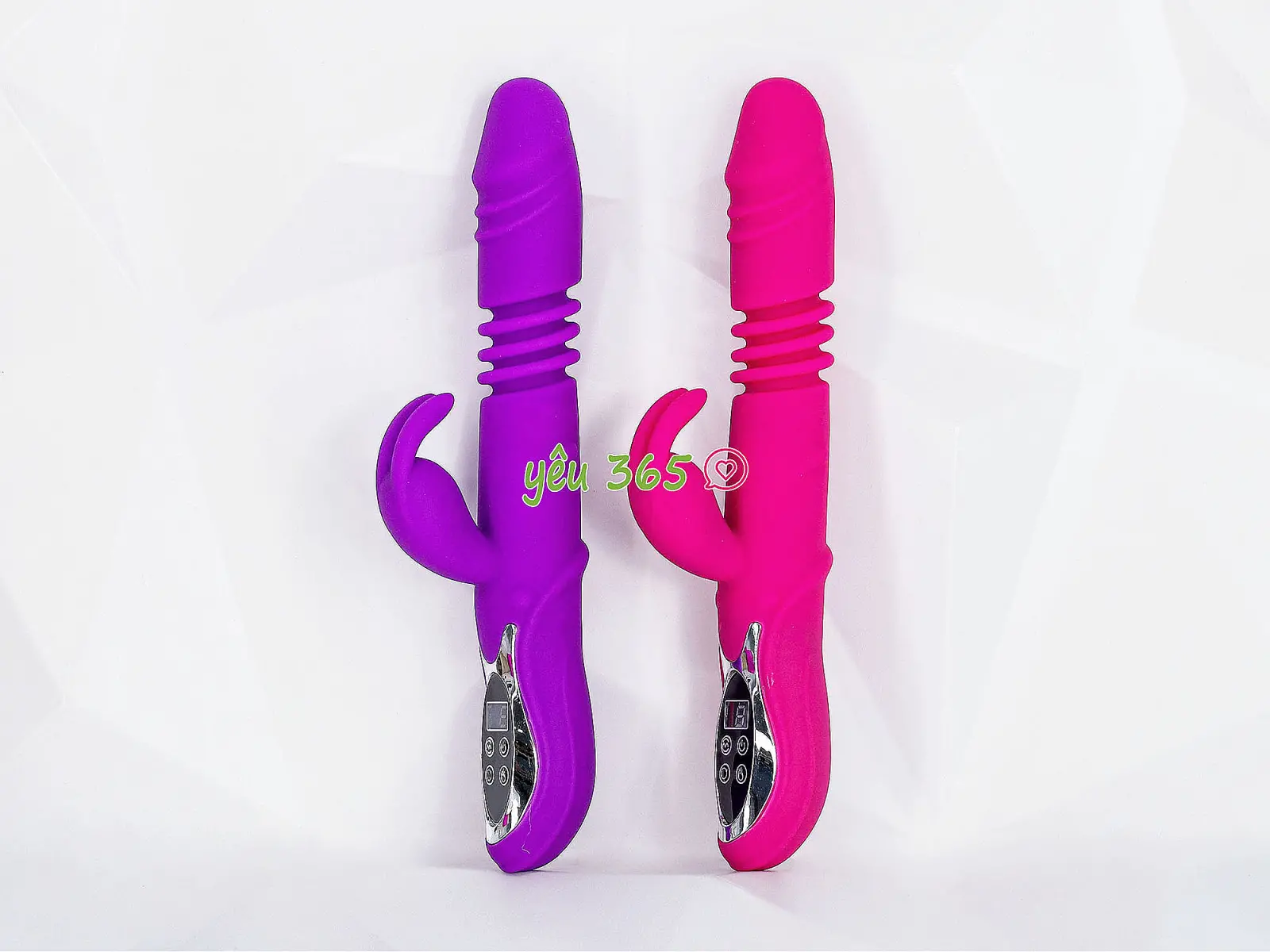 Dương vật giả rung thụt, phát nhiệt Rabbit Vibrator