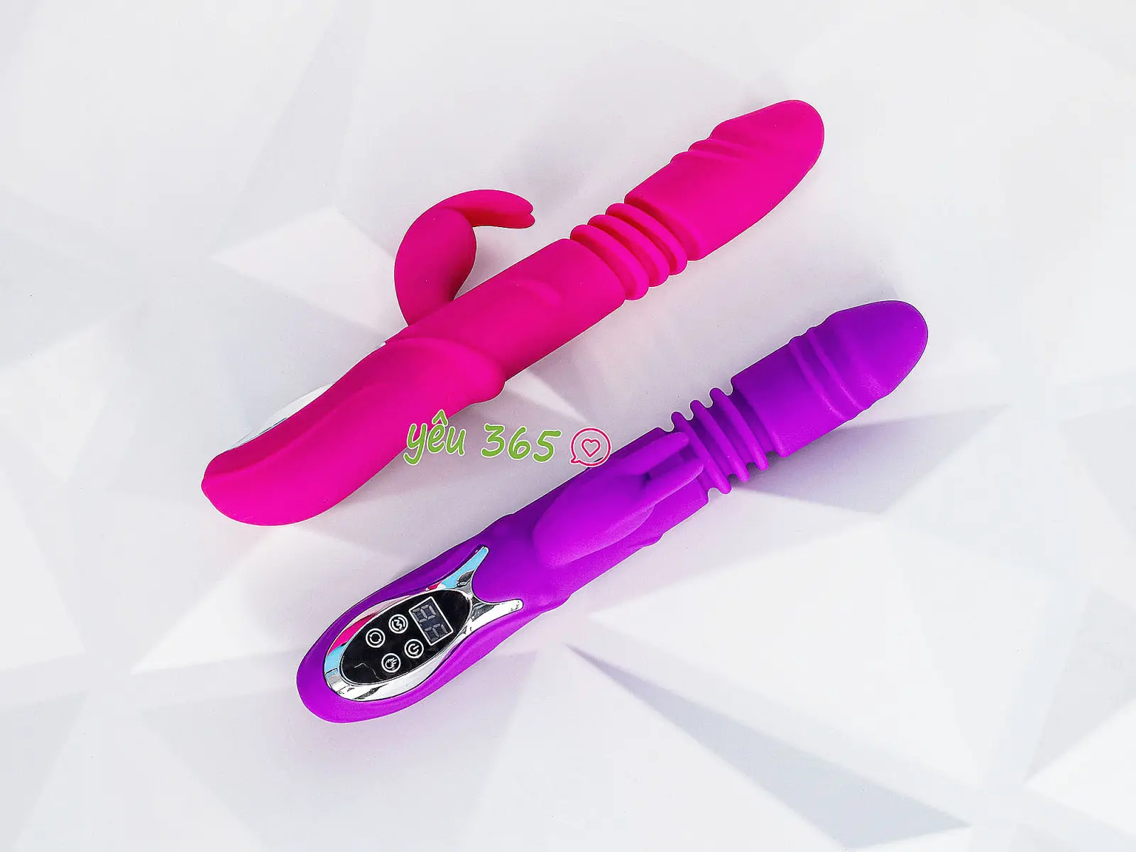 Dương vật giả rung thụt, phát nhiệt Rabbit Vibrator