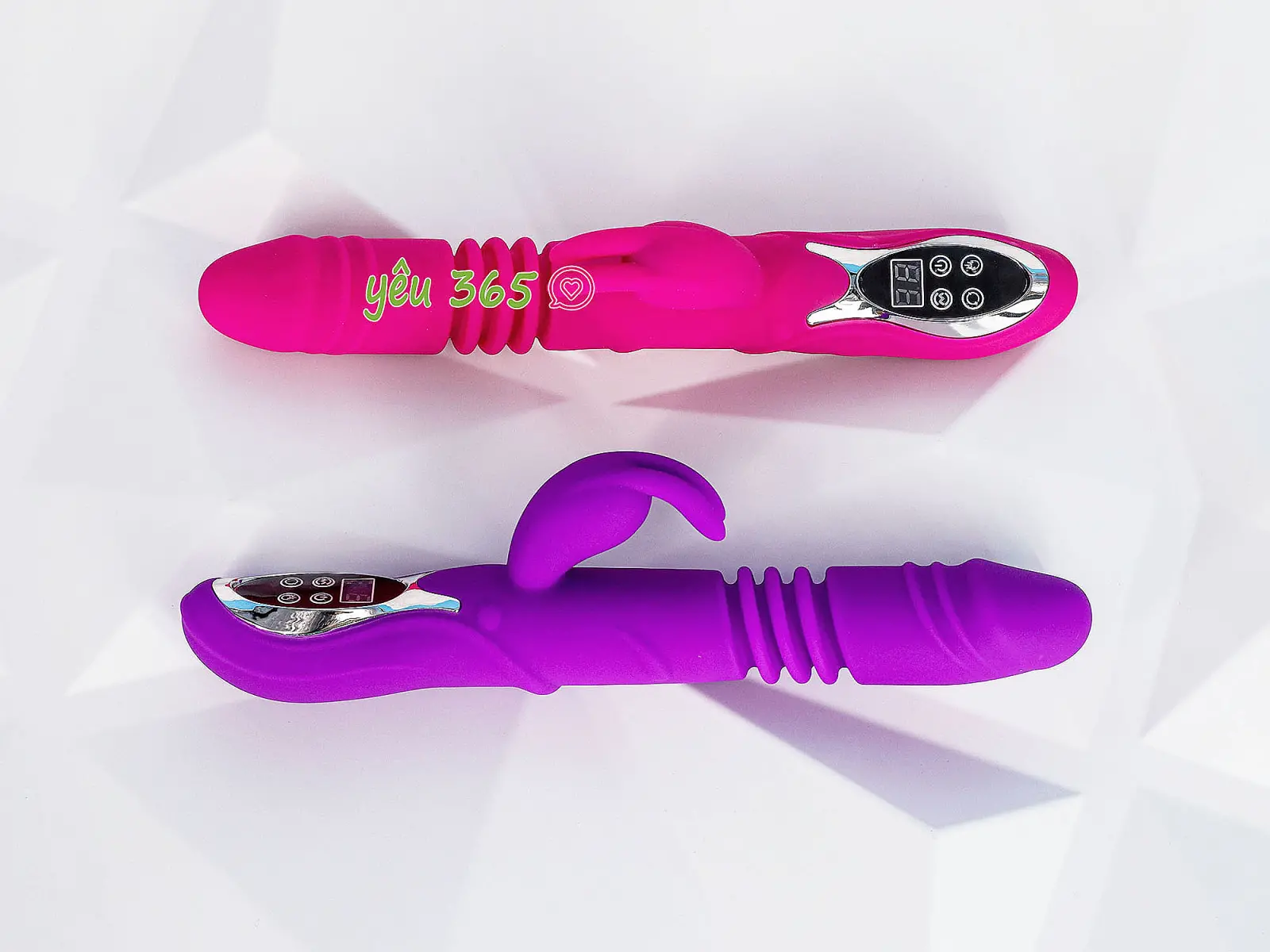 Dương vật giả rung thụt, phát nhiệt Rabbit Vibrator