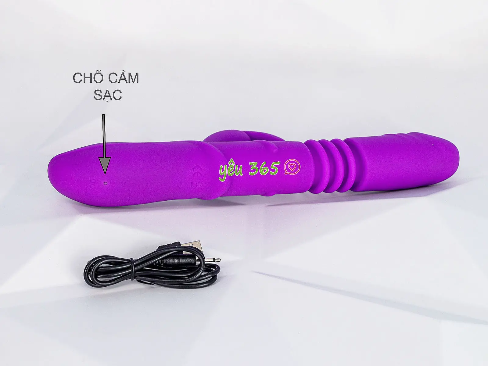 Dương vật giả rung thụt, phát nhiệt Rabbit Vibrator