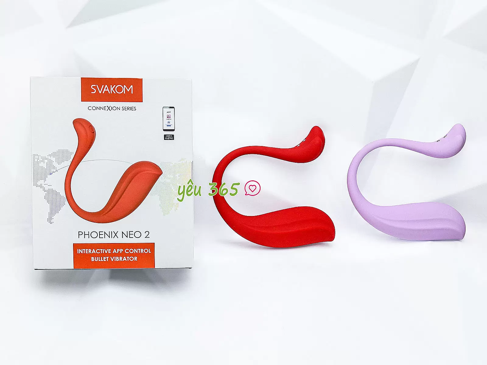 Trứng rung Svakom Phoenix Neo 2 - điều khiển không dây toàn cầu qua App