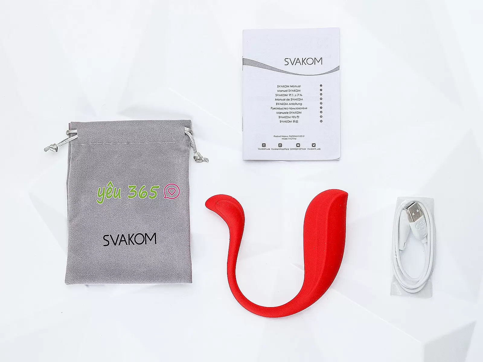 Trứng rung Svakom Phoenix Neo 2 - điều khiển không dây toàn cầu qua App