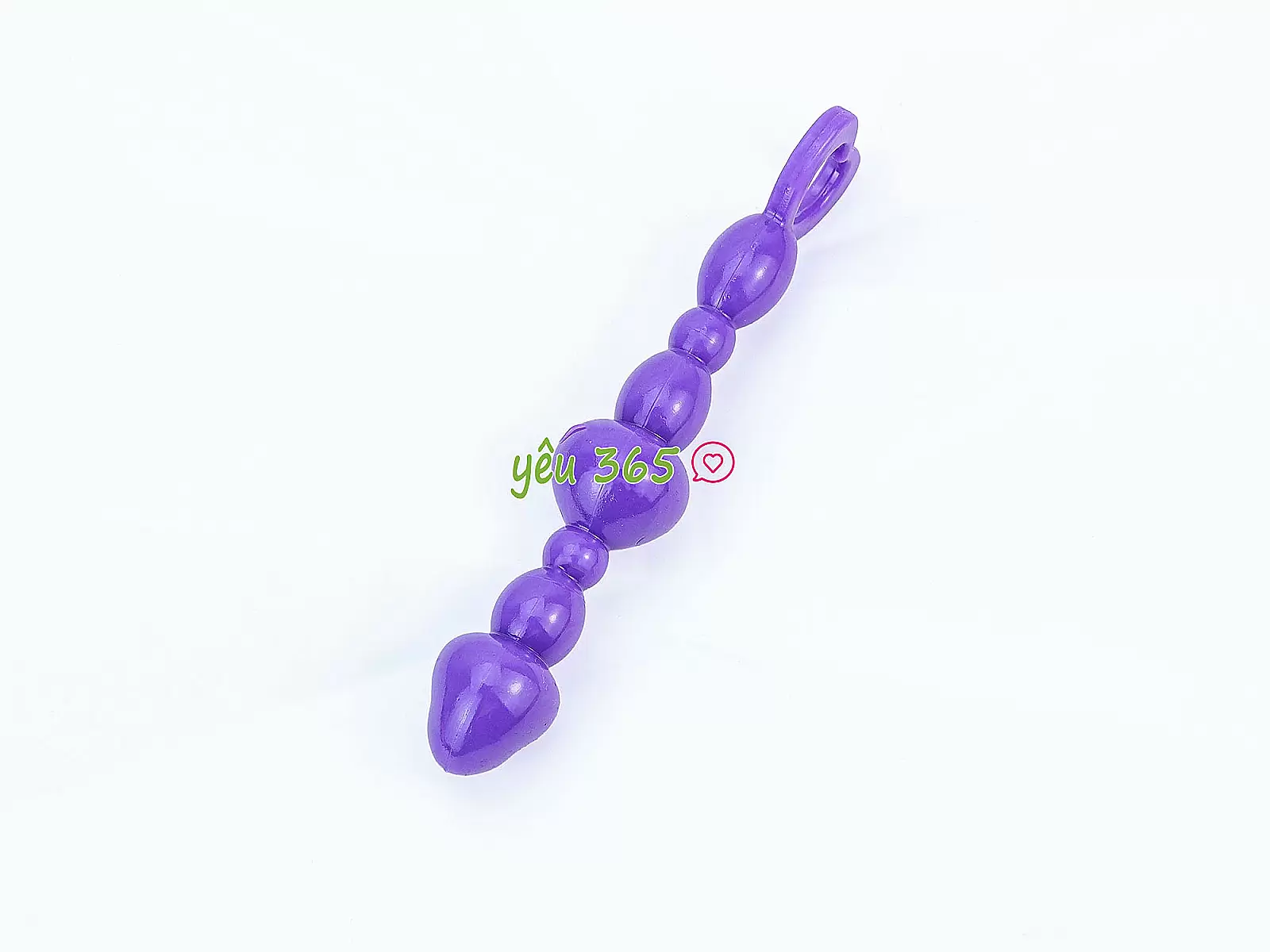Đồ chơi kích hậu silicon trái tim Anal Beads