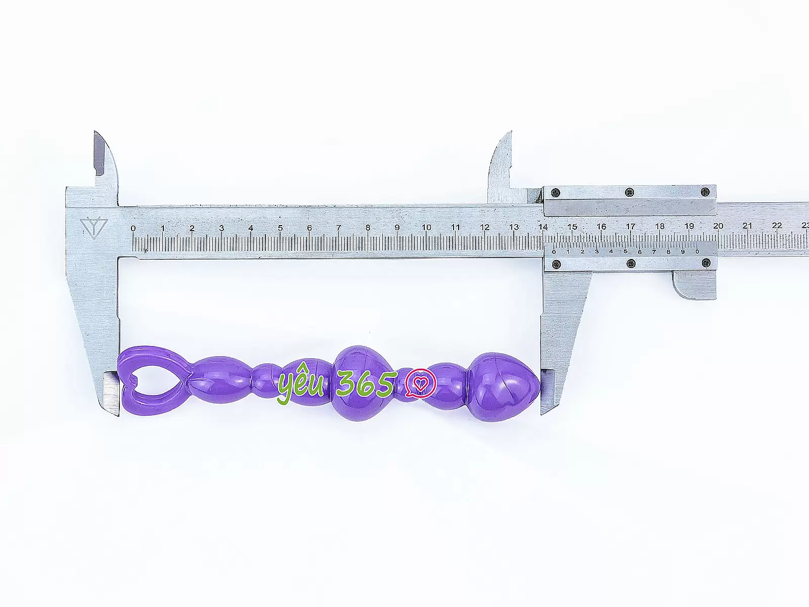 Đồ chơi kích hậu silicon trái tim Anal Beads