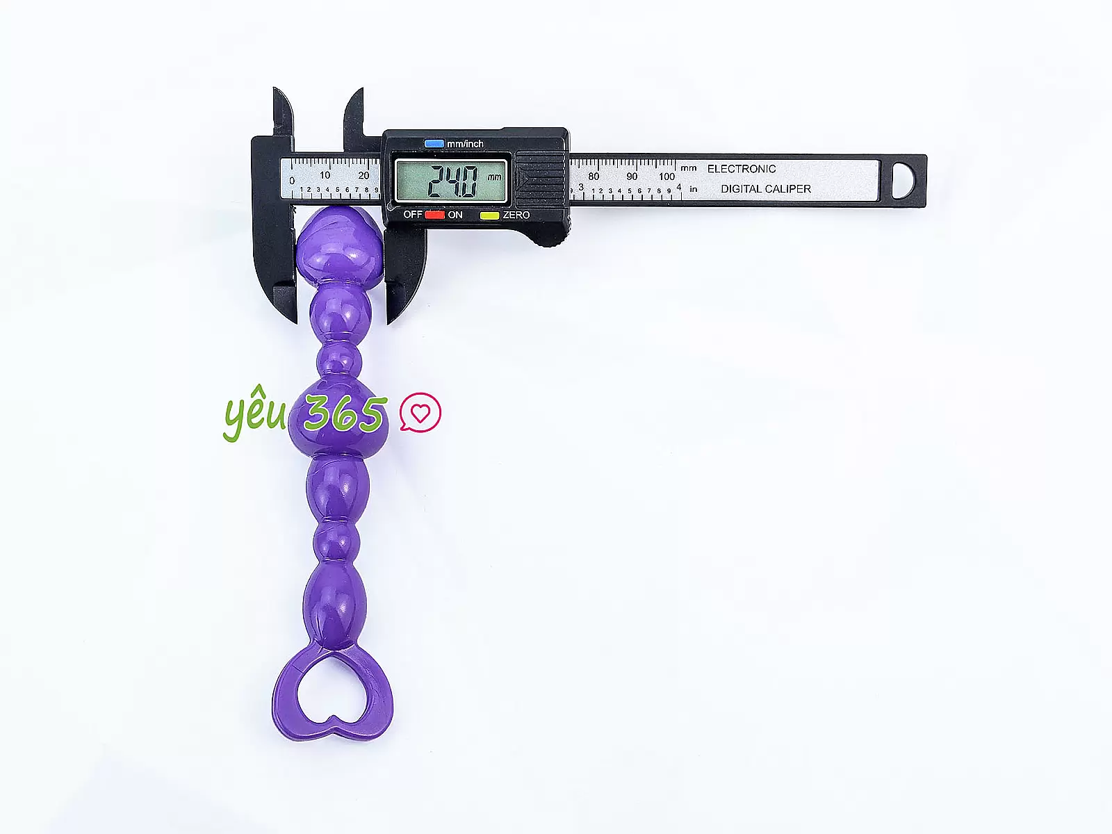 Đồ chơi kích hậu silicon trái tim Anal Beads