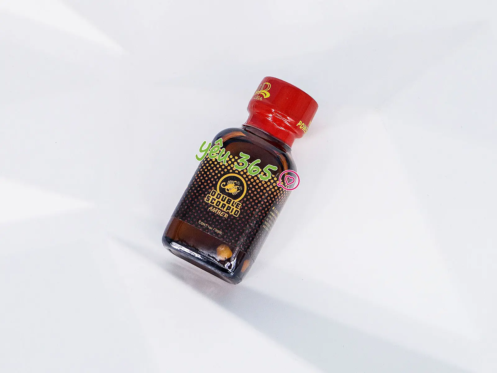 Chai hít Double Scorpio Amber 30ml tăng cường sự nhạy cảm và khoái cảm tột đỉnh