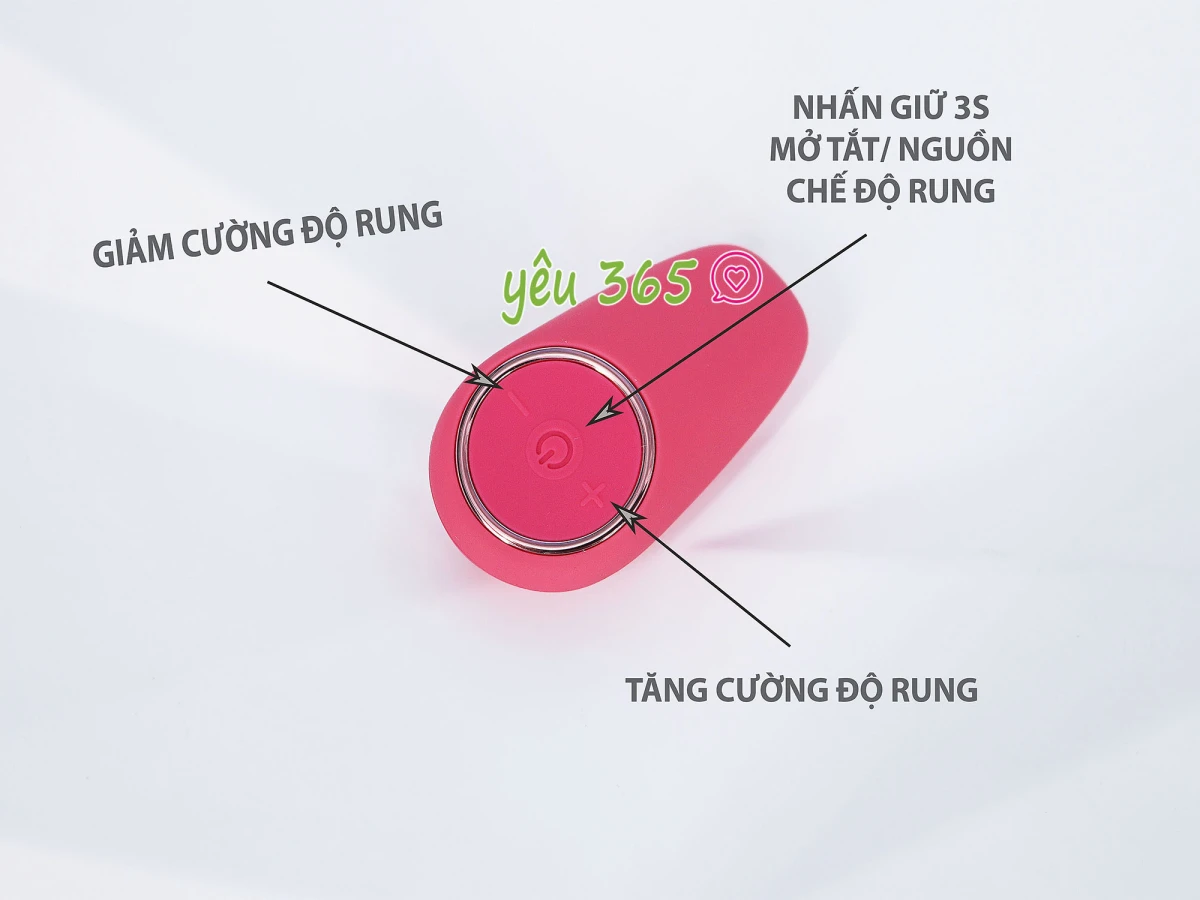 Trứng rung tình yêu 2 đầu sang trọng có điều khiển