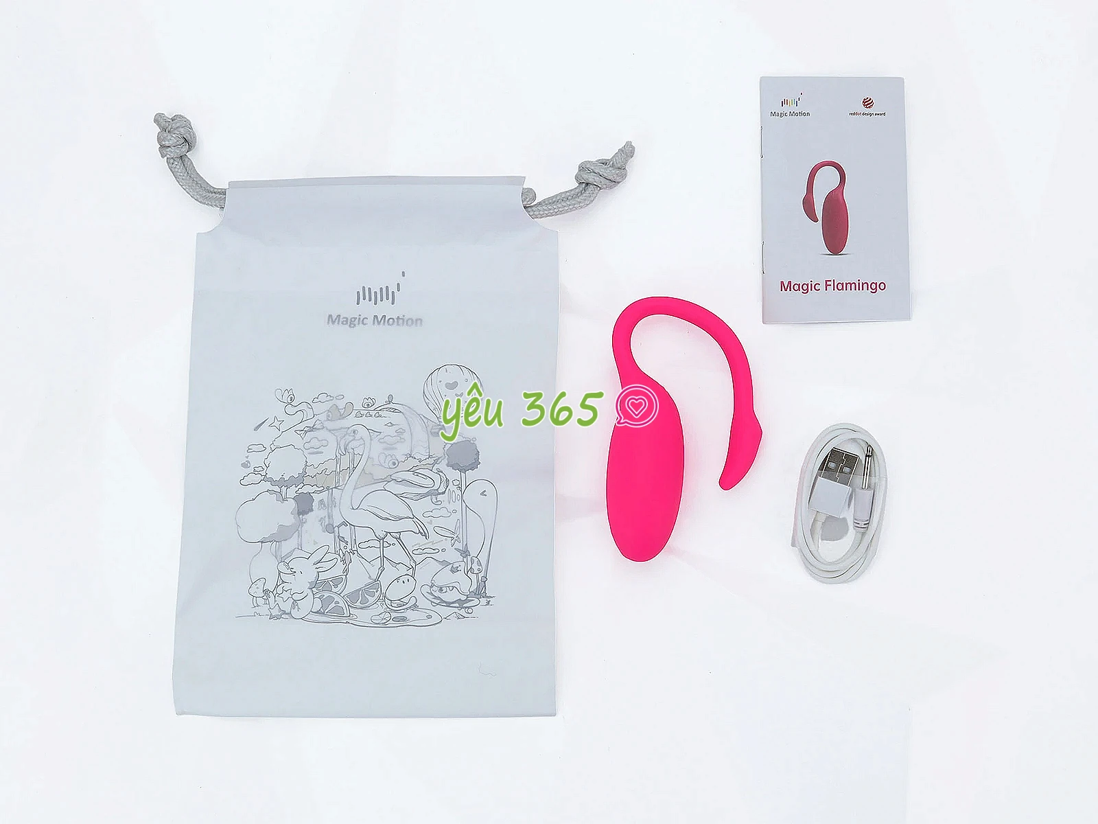 Trứng rung tình yêu thiên nga Flamingo sử dụng Smartphone ➩ Chính hãng