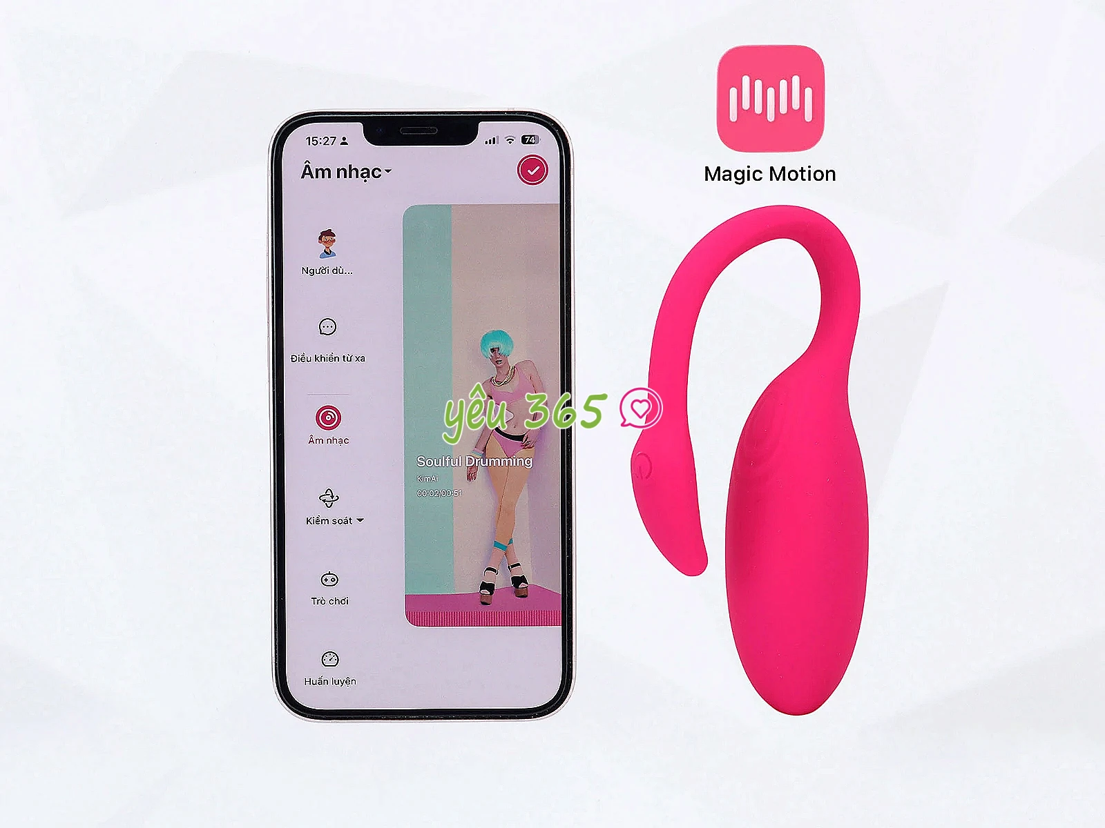 Trứng rung tình yêu thiên nga Flamingo sử dụng Smartphone ➩ Chính hãng