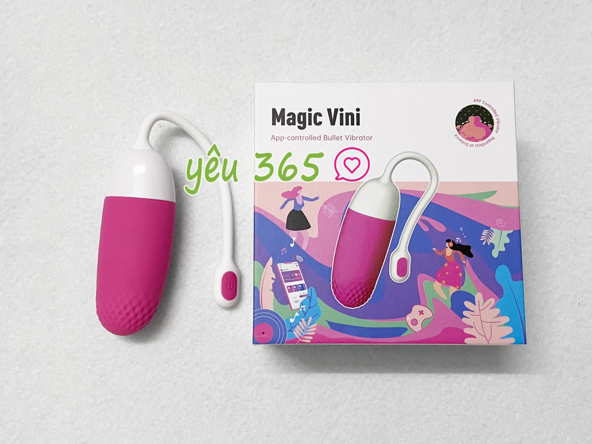 Trứng rung tình yêu Magic Vini 7 chế độ điều khiển qua App