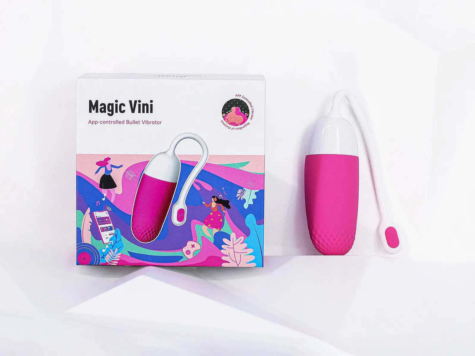 Trứng rung t&igrave;nh y&ecirc;u Magic Vini 7 chế độ điều khiển qua App