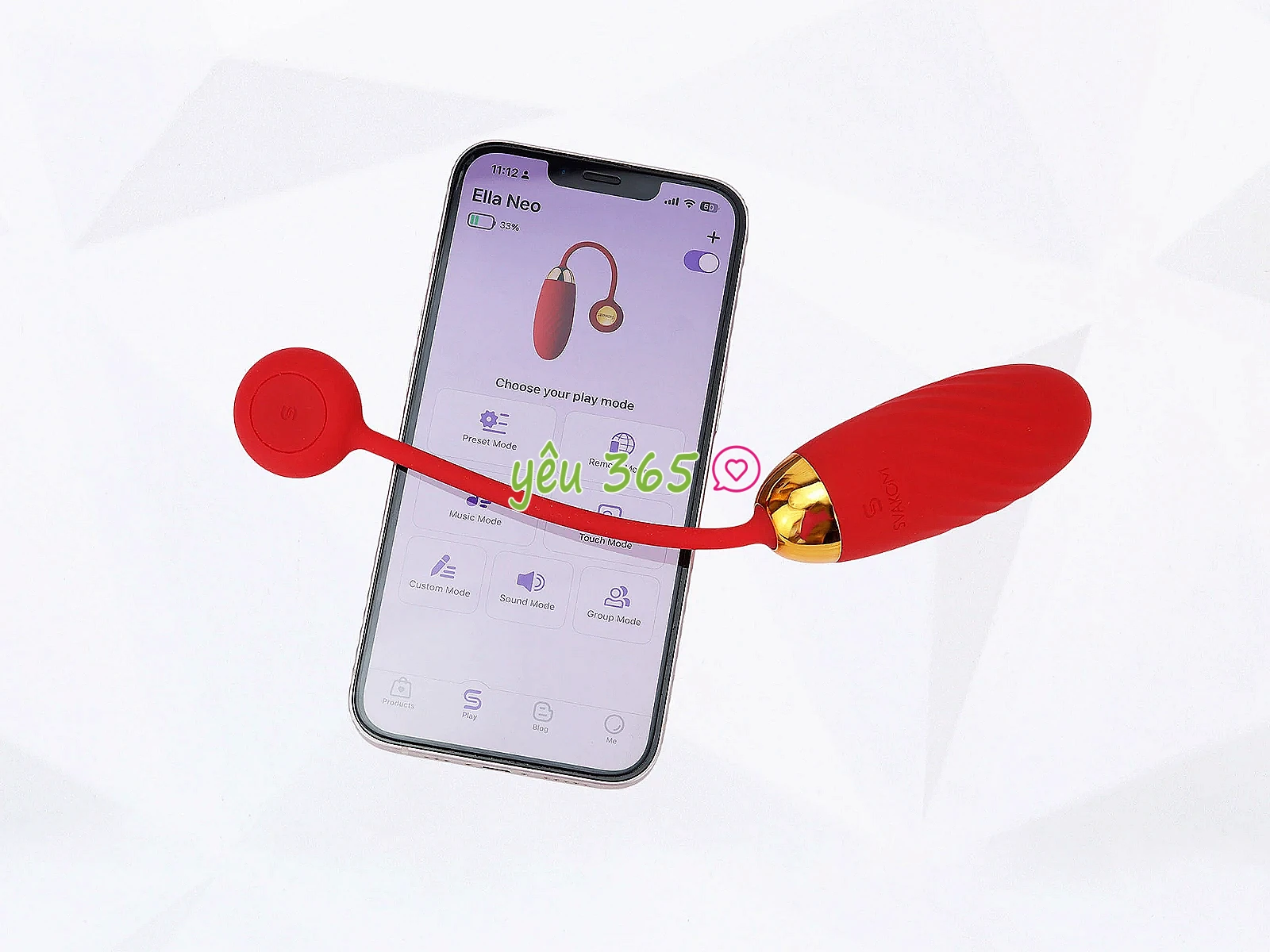 Trứng rung tình yêu Svakom Ella Neo điều khiển Smartphone