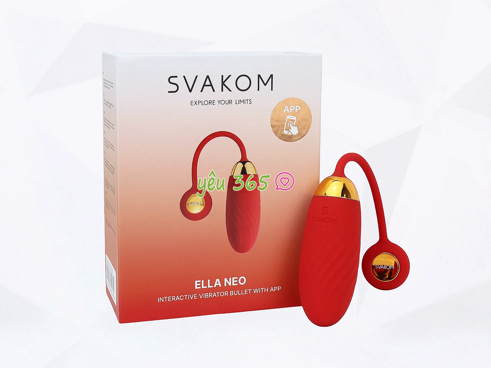 Trứng rung Svakom Ella Neo điều khiển Smartphone toàn cầu