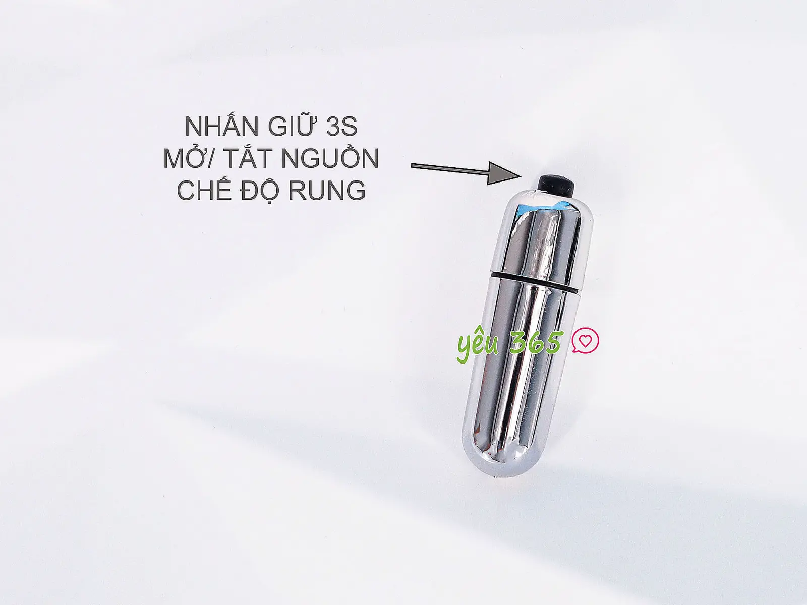 Cục rung tình yêu viên đạn pin rời