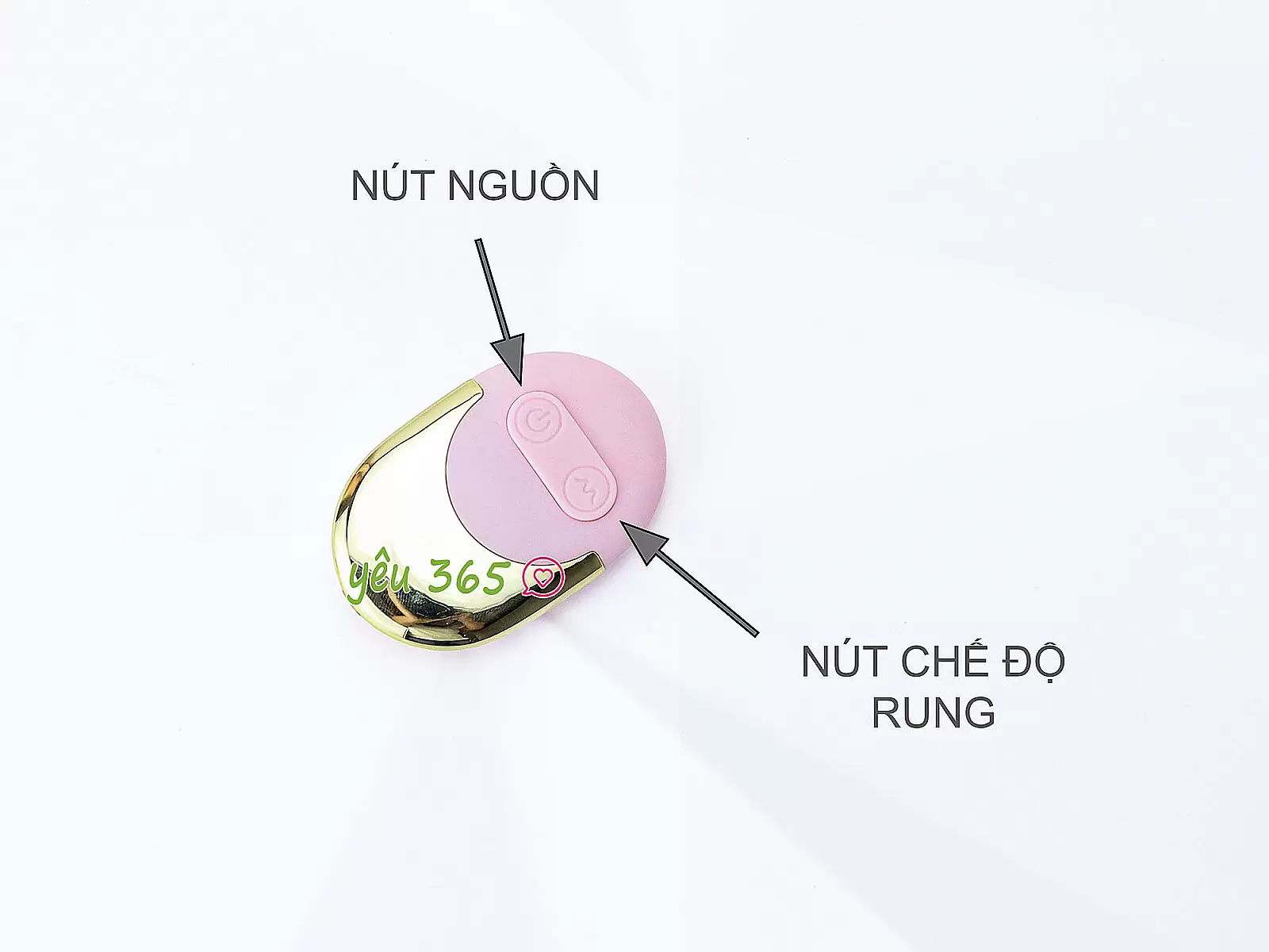 Trứng rung 2 đầu Ankni nhỏ gọn có điều khiển từ xa