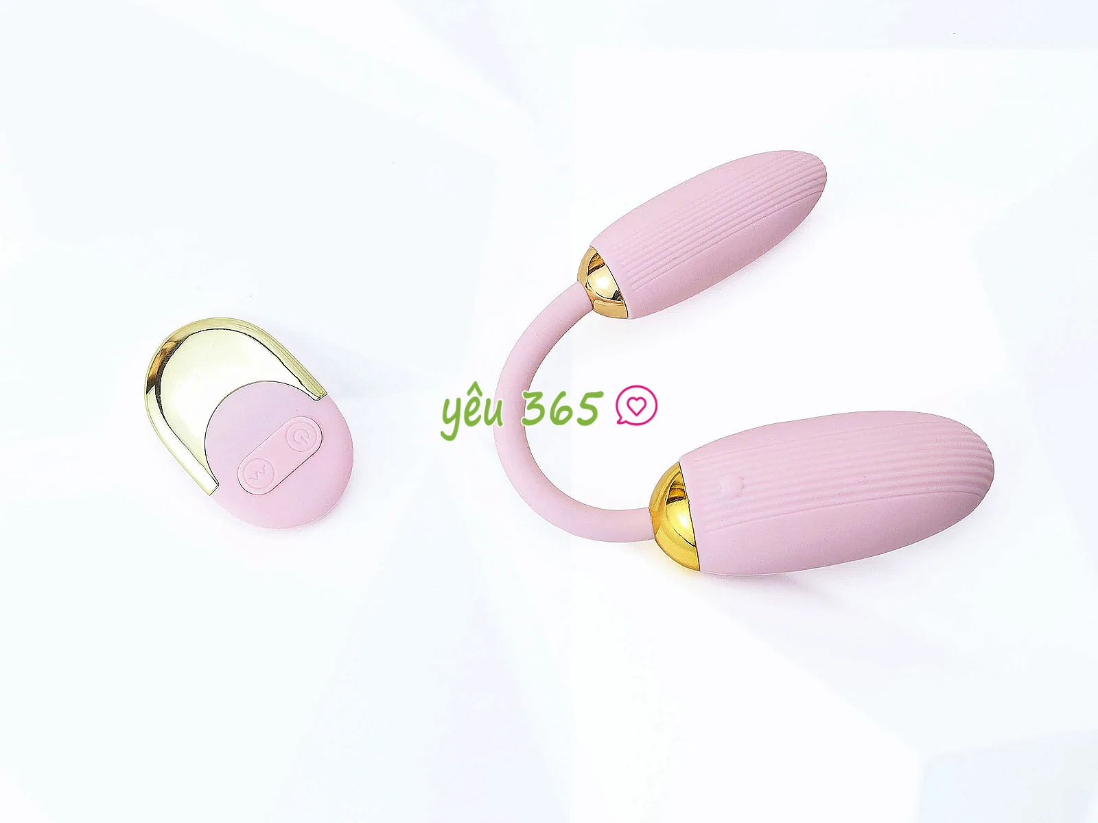 Trứng rung 2 đầu Ankni nhỏ gọn có điều khiển từ xa