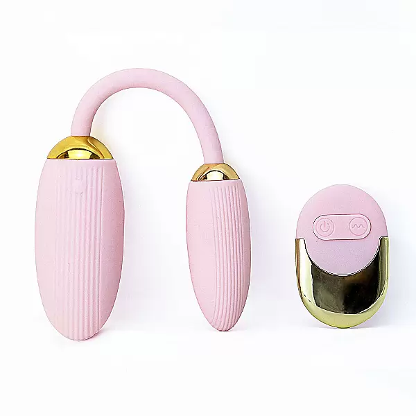 Trứng rung 2 đầu Ankni nhỏ gọn có điều khiển từ xa