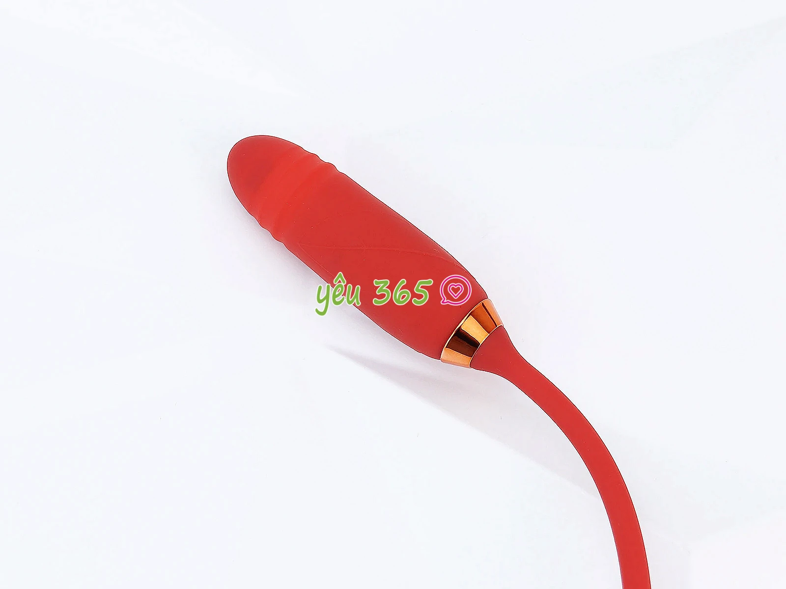 Trứng rung hoa hồng 2 đầu: lưỡi liếm và đầu rung thụt