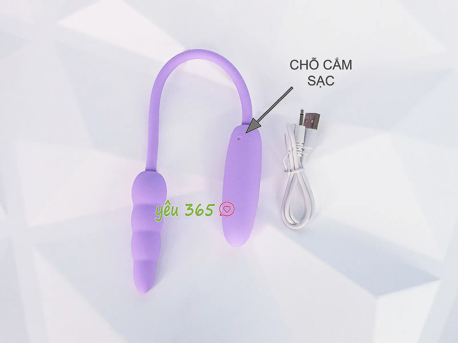 Trứng rung sạc siêu nhỏ kích thích 2 đầu âm đạo và hậu môn