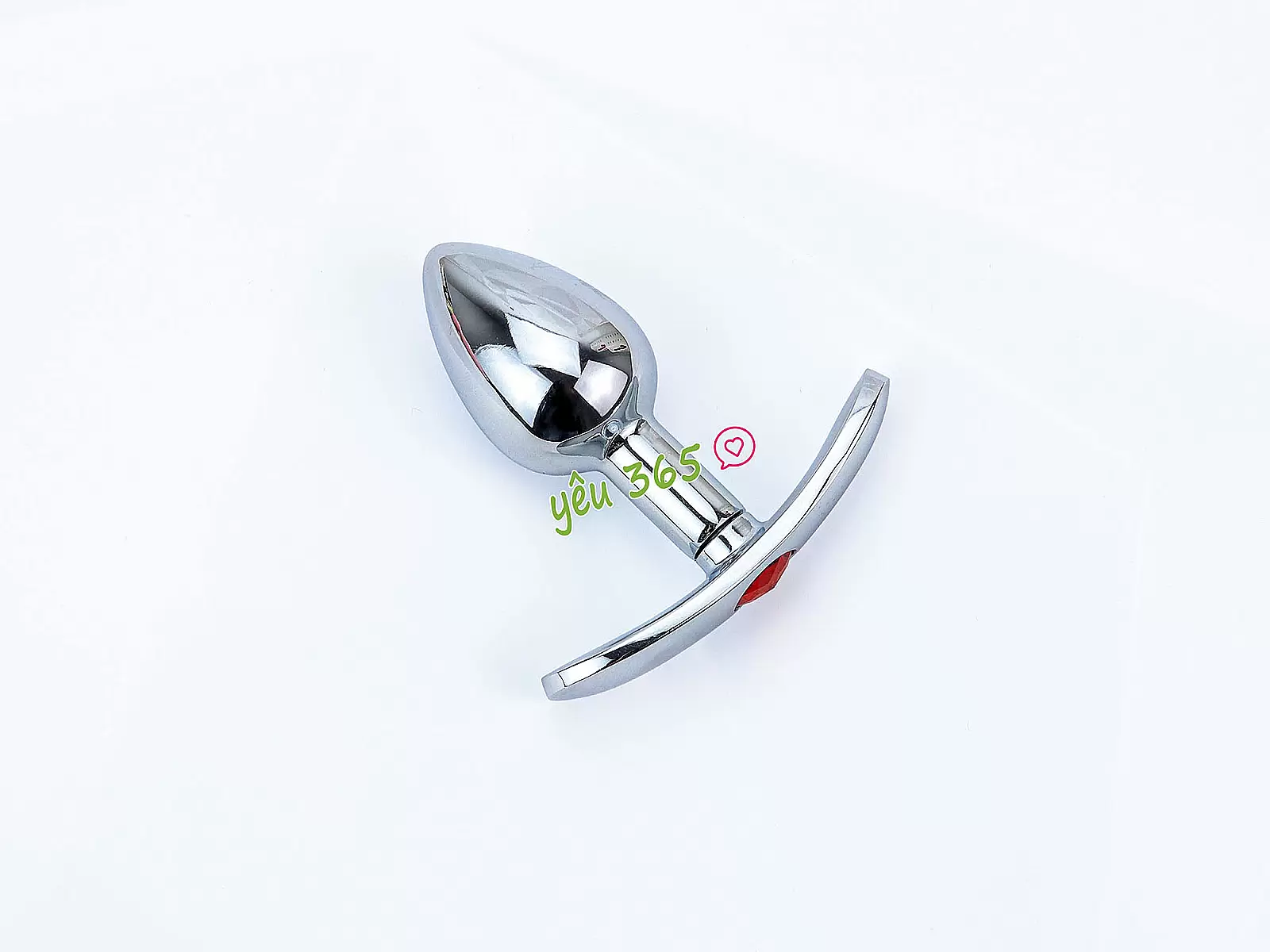 Dụng cụ kích thích hậu môn inox có tay cầm