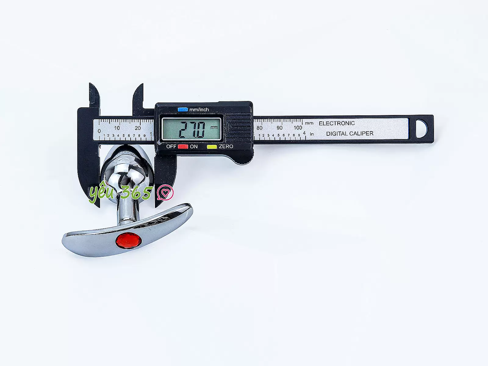 Dụng cụ kích thích hậu môn inox có tay cầm