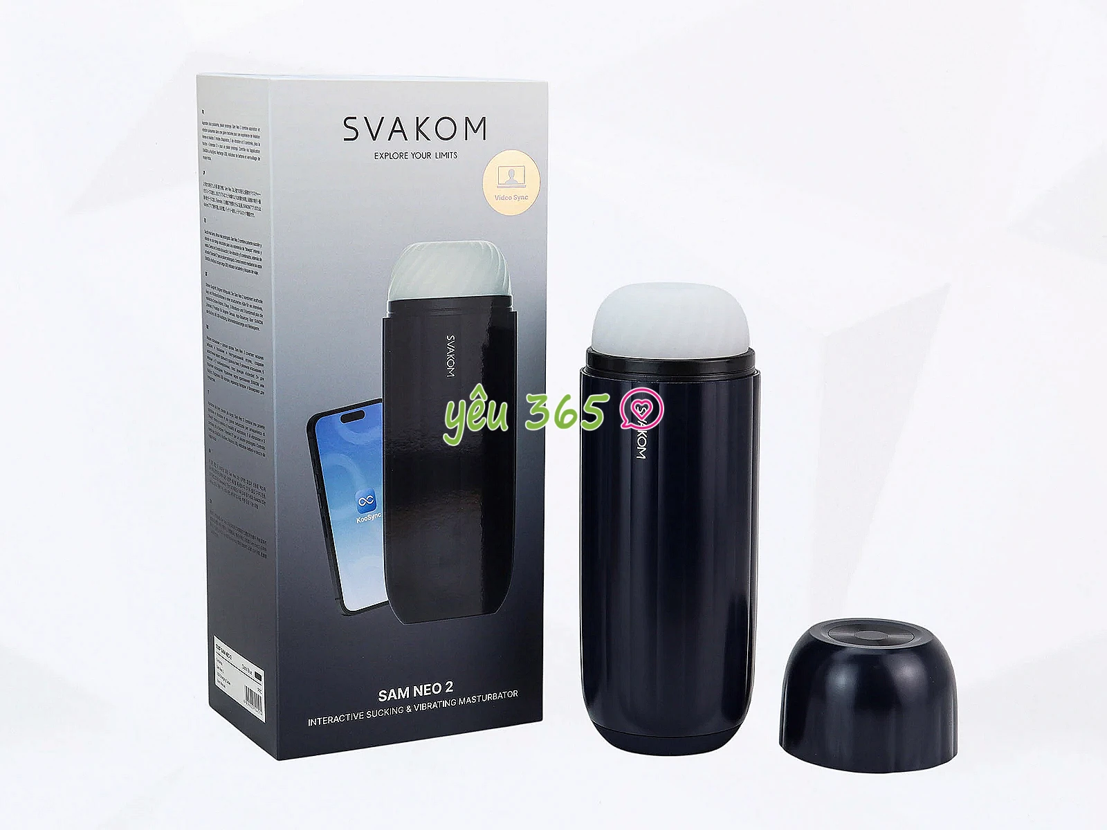 Máy thủ dâm Svakom Sam Neo 2 hút rung, điều khiển bằng App
