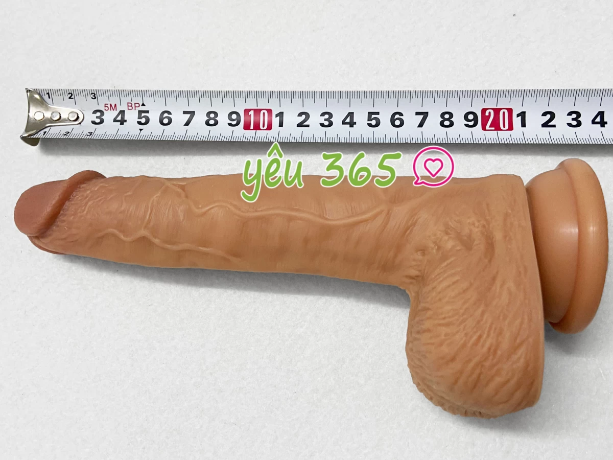 Dương vật giả có đế đa năng Yeain Real Dildo to dài