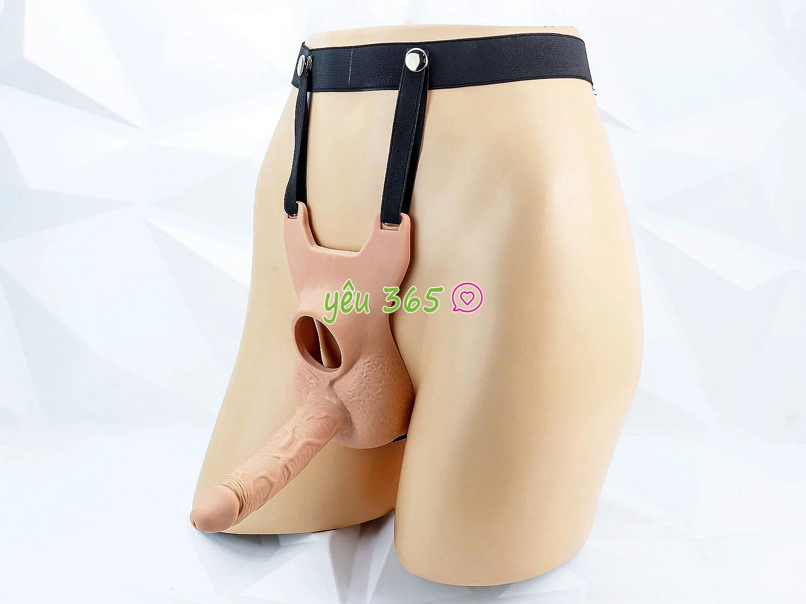 Dương vật giả dây đeo 2 đầu kết hợp