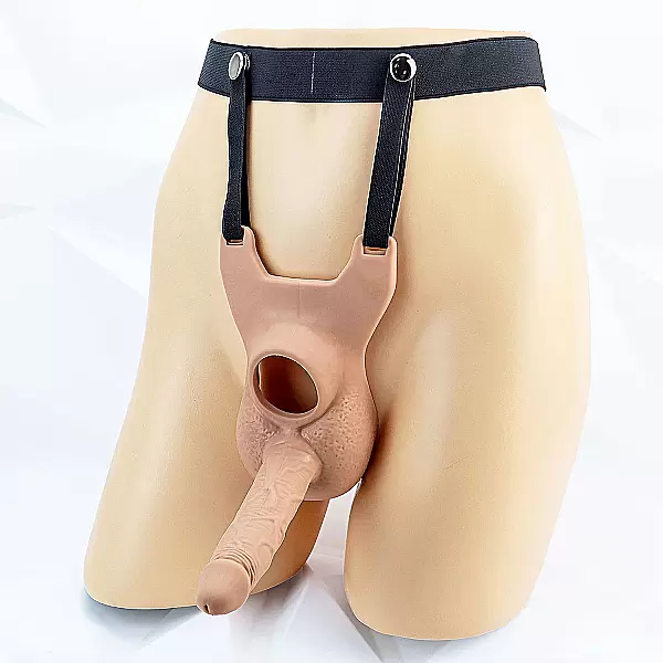 Dương vật giả có dây đeo 2 đầu kết hợp tăng khoái cảm kép