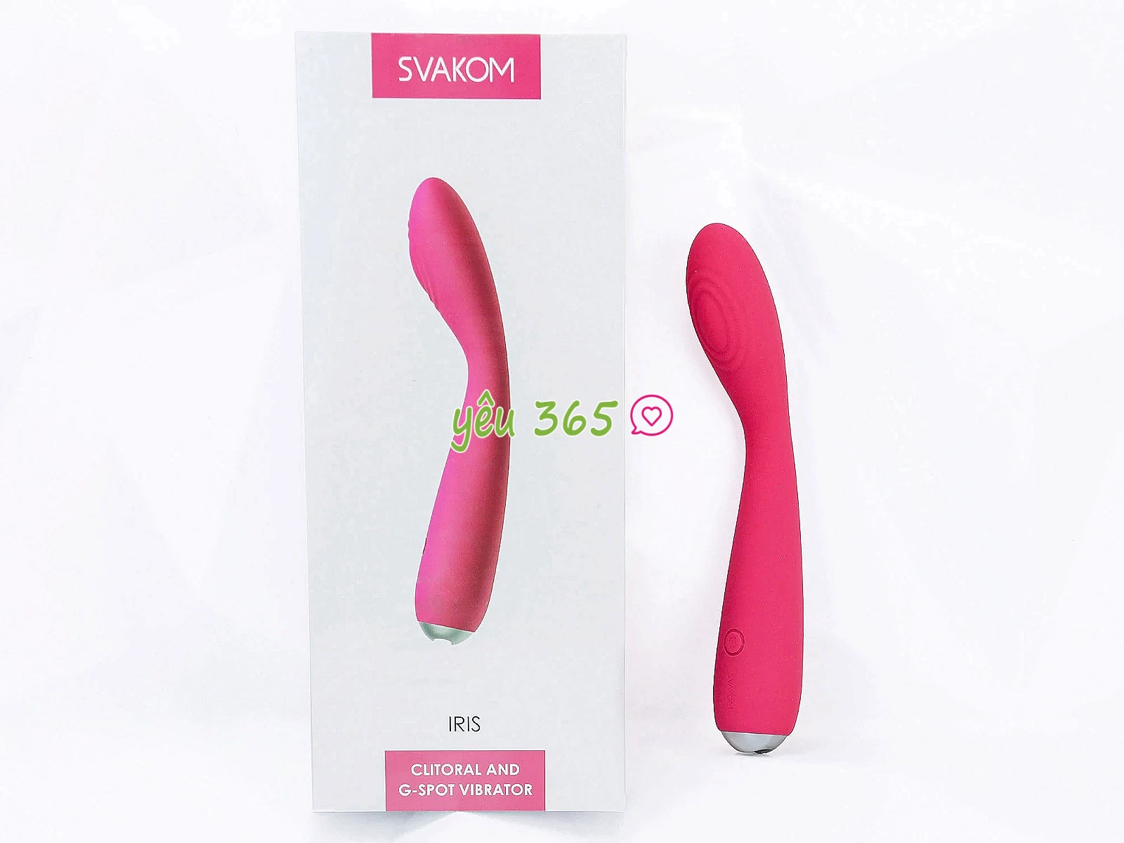 Máy massage ngón tay Svakom Iris 5 chế độ rung điểm G USA