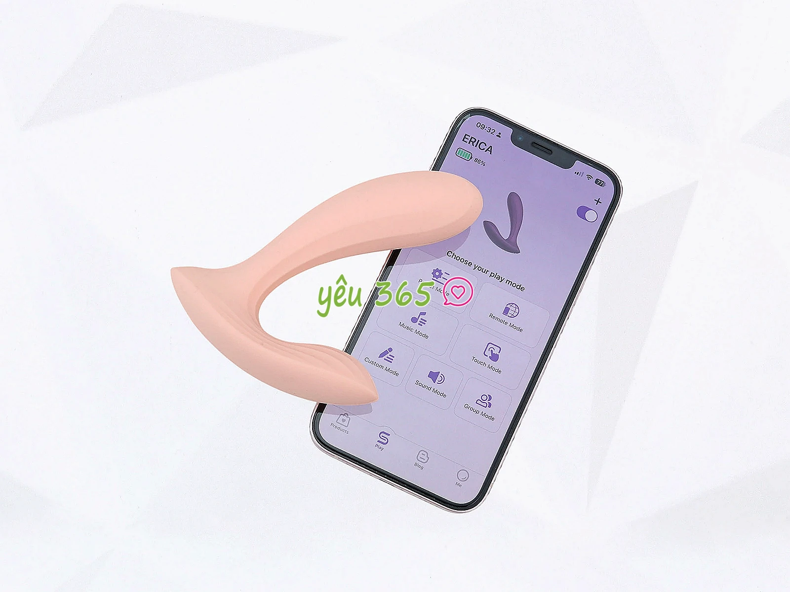 Máy massage Svakom Erica đeo trong quần lót, chỉnh qua App