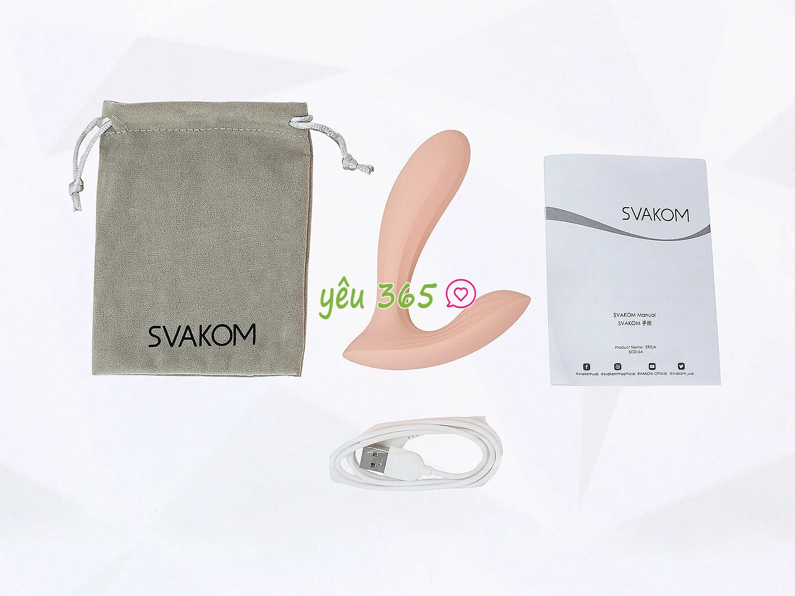 Máy massage Svakom Erica đeo trong quần lót, chỉnh qua App