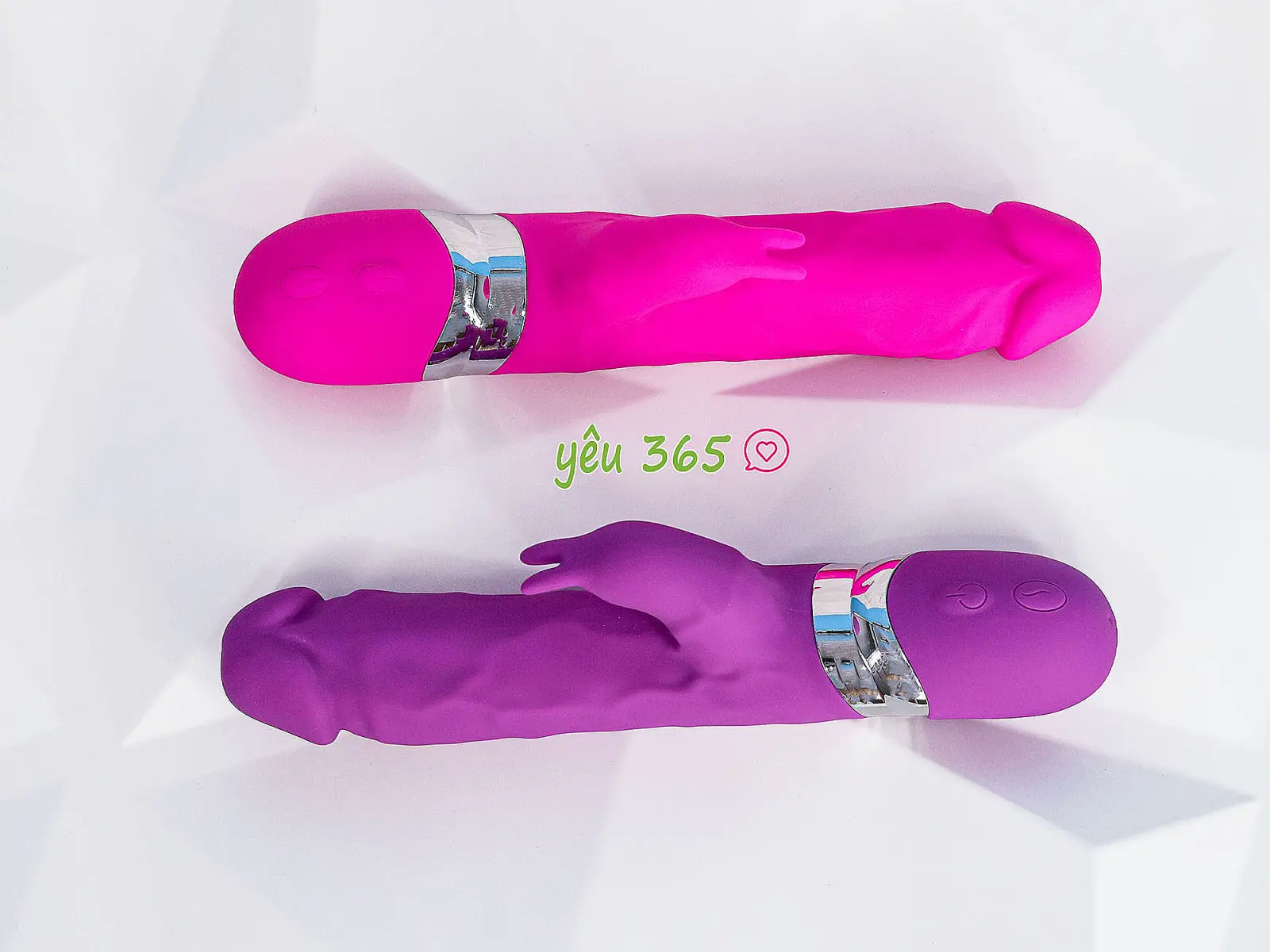 Máy massage cầm tay đa năng có nhánh tai thỏ