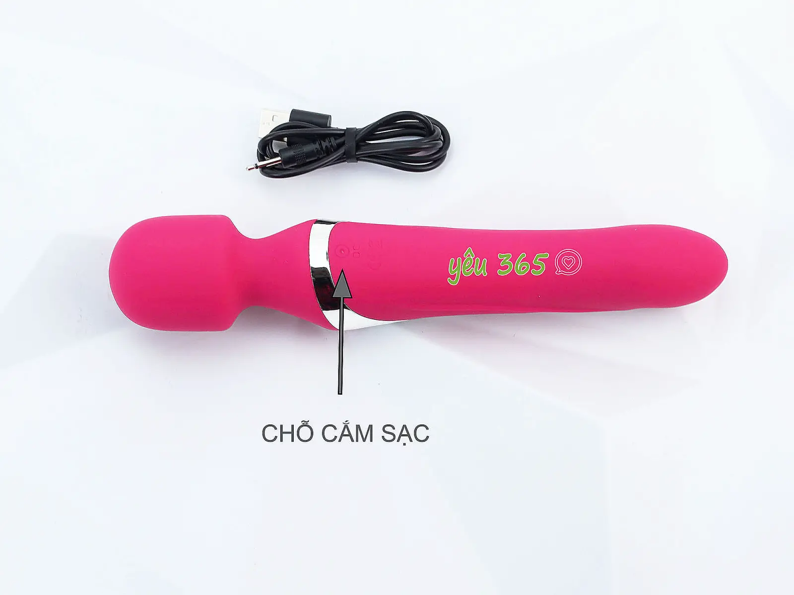 Máy massage điểm G 2 đầu xoay bi Mose pin sạc