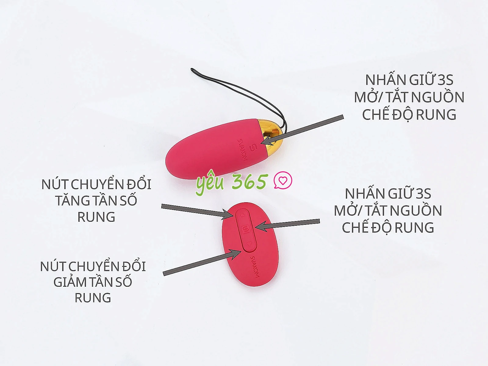 Trứng rung kích thích cao cấp Svakom ELVA nhập khẩu USA