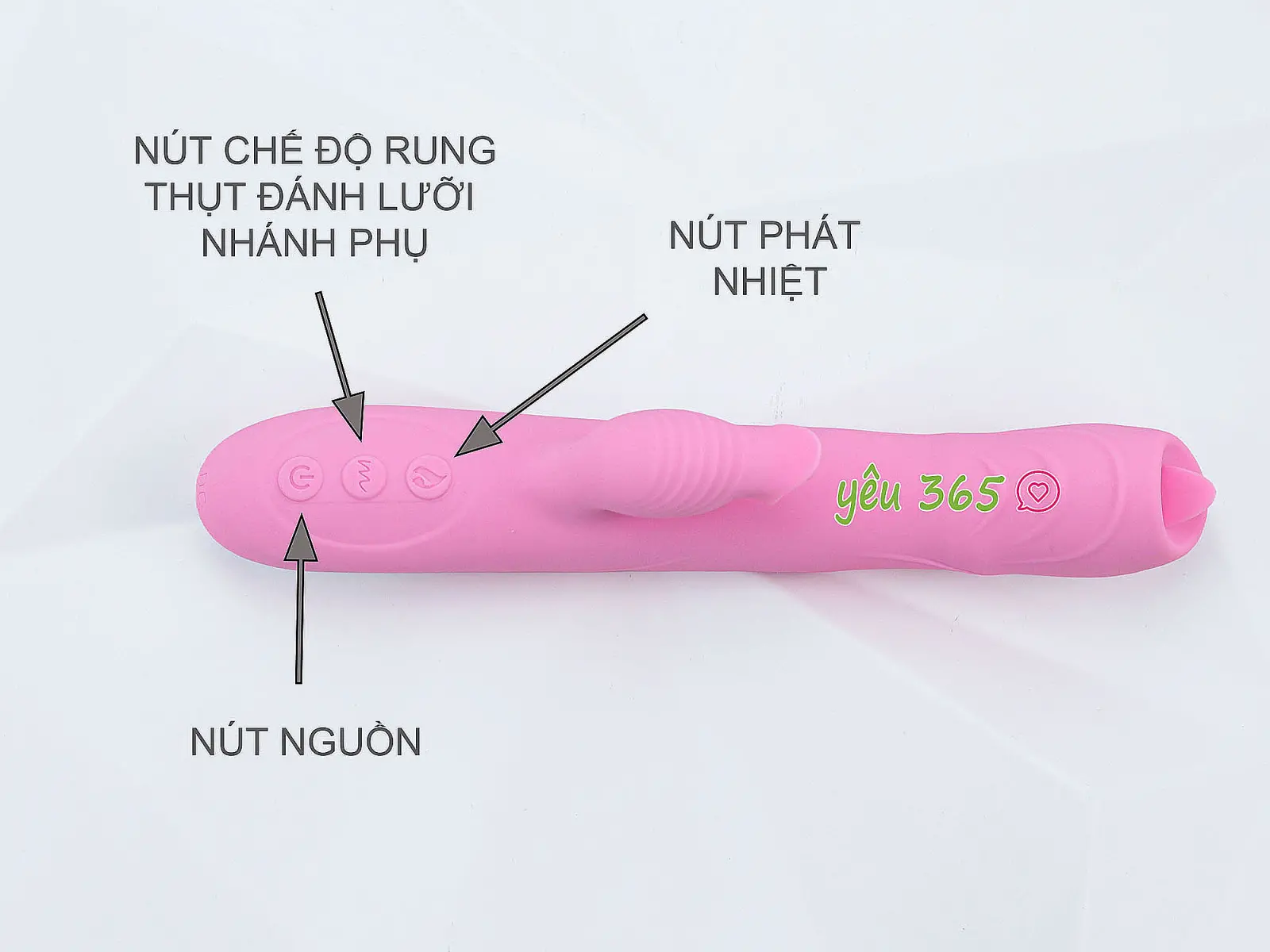 Dương vật giả đa năng Joker rung, thụt, lưỡi liếm phát nhiệt