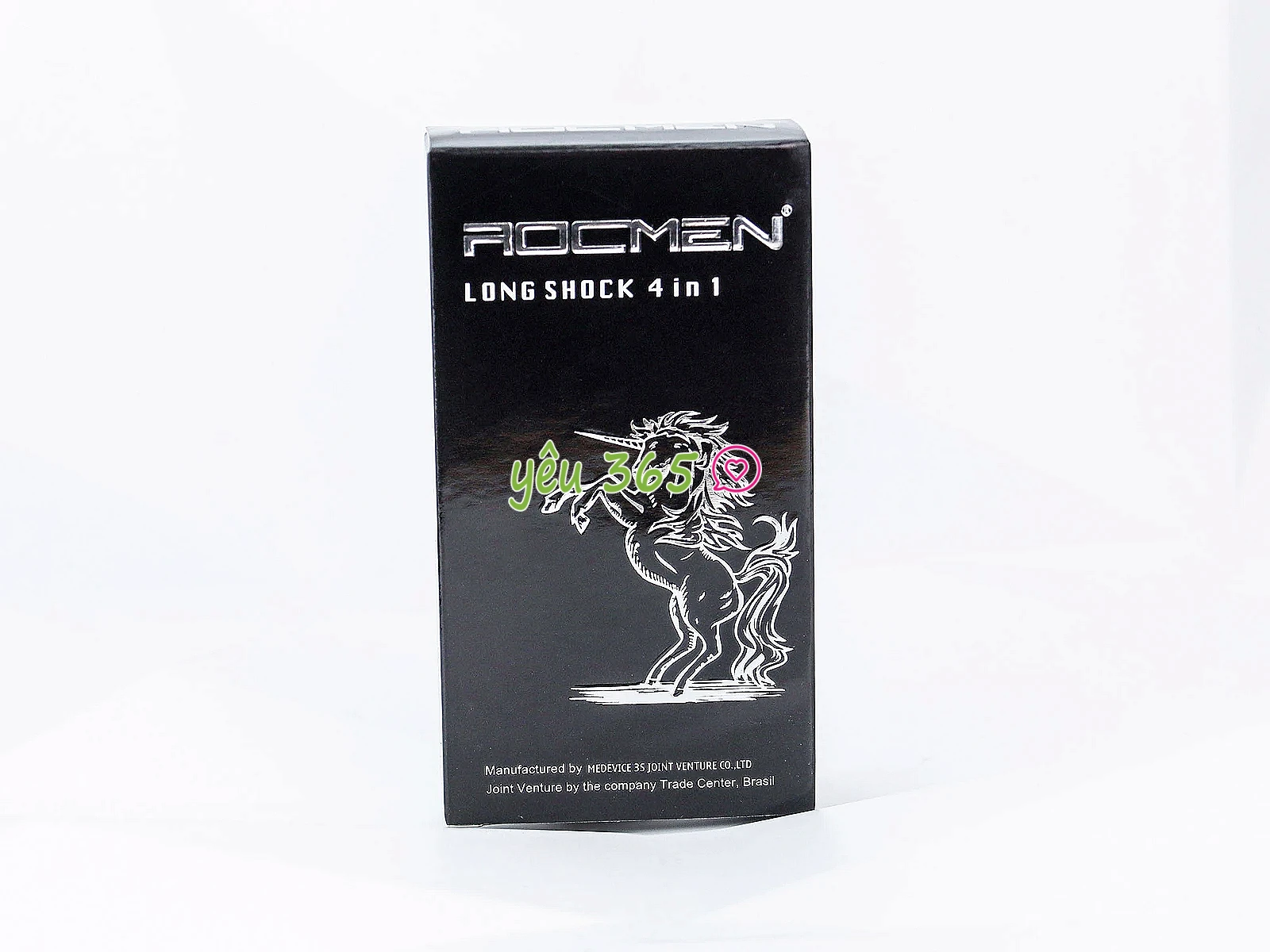 Bao cao su ROCMEN Long Shock 4 trong 1, hộp 12 chiếc