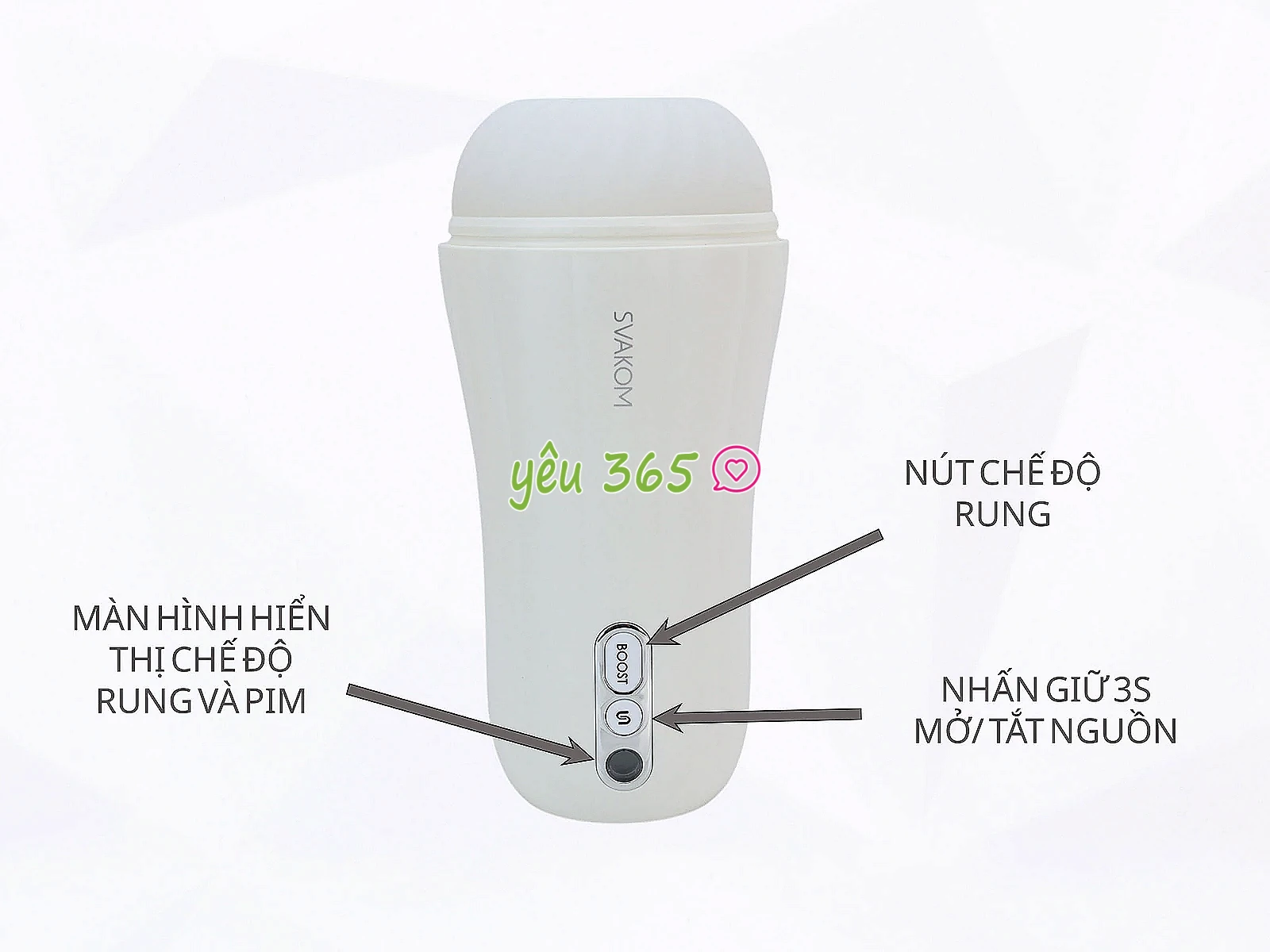 Âm đạo giả Svakom Robin pin sạc chính hãng USA
