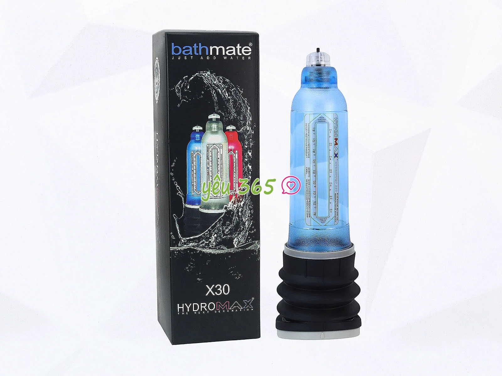 Máy tập dương vật thủy lực Hydromax X30 tăng kích thước