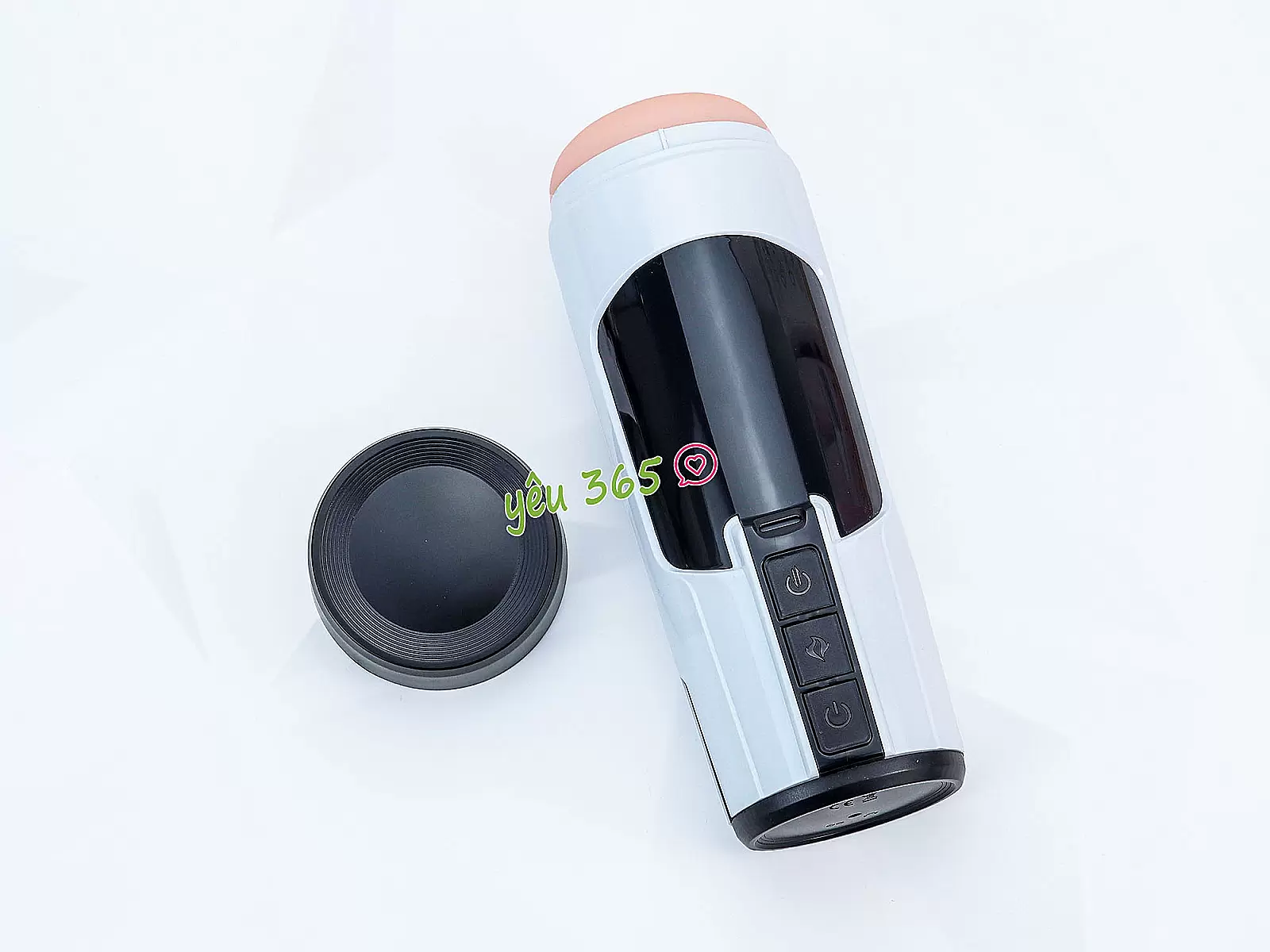 Cốc âm đạo giả Space rung, thụt, phát nhiệt,kèm tai nghe