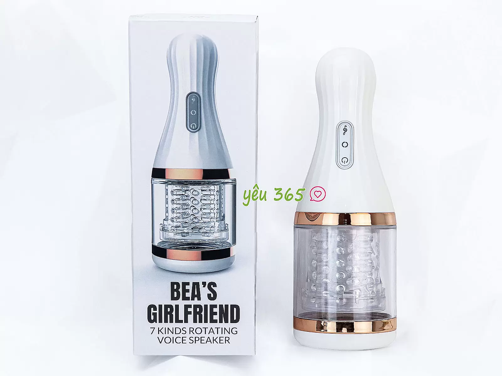 Máy thủ dâm âm đạo giả tự động Dibe xoay phát âm thanh