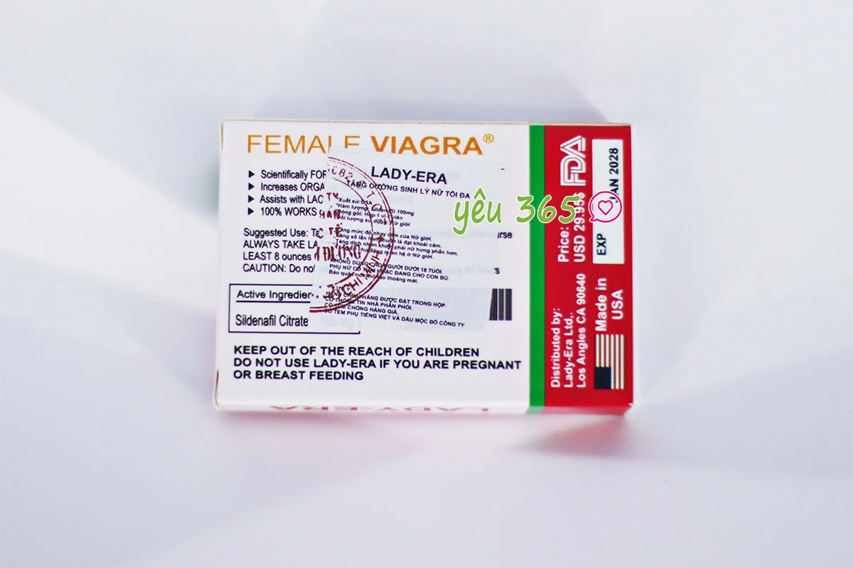 Thuốc tăng cường sinh lý nữ Lady Era 100mg