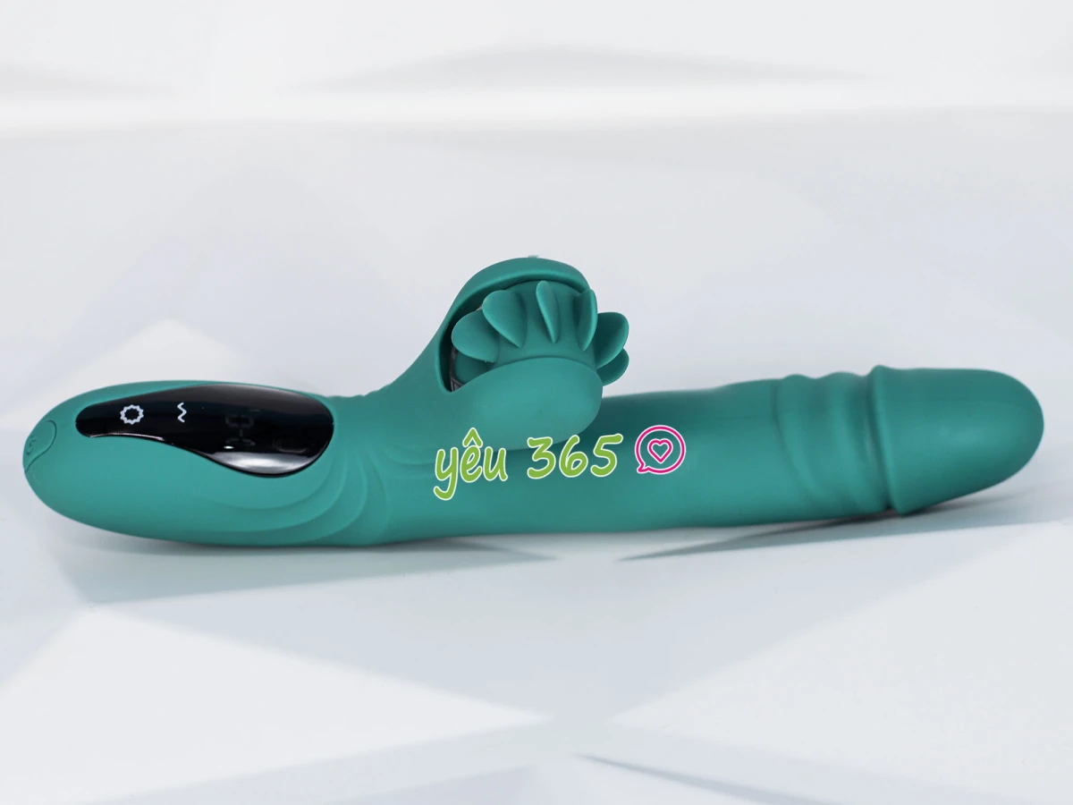 Máy massage Yeain Vibrators rung thụt có lưỡi liếm cảm ứng